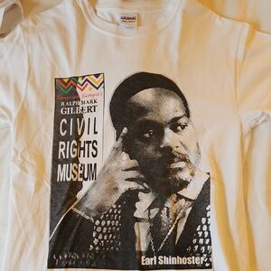Gildan White Civil Rights Museum T-Shirt Erin Shinhoster